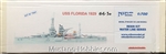 NIKO MODELS 1/700 USS FLORIDA BB-30