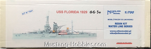 NIKO MODELS 1/700 USS FLORIDA BB-30