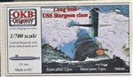 OKB GRIGOROY 1/700  Long hull USS Sturgeon class submarine