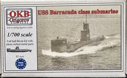 OKB GRIGOROY 1/700 USS Barracuda class submarine