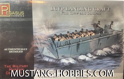 PEGASUS 1/LCVP Landing Craft with Crew and Soldiers E-Z BUILD