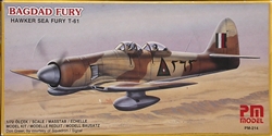 PM MODELS 1/72 Bagdad Fury Hawker Sea Fury T-61
