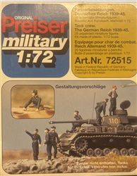 PREISER 1/72 Panzerbesatzungen. Deutsches Reich 1939-45
