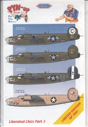PYN-UP DECALS 1/72 LIBERATOR CHICS PART 3