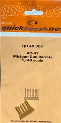 QUICK BOOST 1/48 AC47 Gun Barrels for RMX (4)
