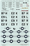 REPLI-SCALE DECALS 1/72 P-51 361ST FG EARLY AND LATE  VERSIONS