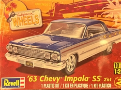 REVELL 1/25 '63 Chevy Impala SS 2 'n 1 California Wheels