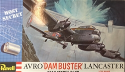 REVELL 1/72 AVRO LANCASTER DAM BUSTER WITH SECRET BOMB