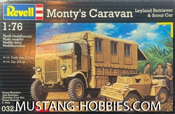 REVELL GERMANY 1/76 Monty's Caravan Leyland Retriever & Scout Car