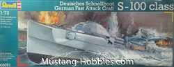 REVELL GERMANY 1/72 Deutsches Schnellboot S-100 Class German Fast Attack Craft