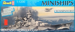 REVELL GERMANY 1/1200 Scharnhorst Miniships
