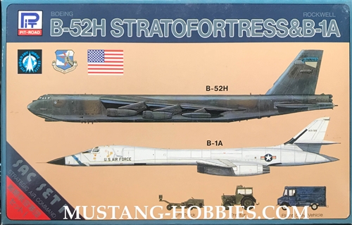 1/700 Sky Wave Series B-52G STRATOFORTRESS & B-1B No.3 PIT-ROAD 