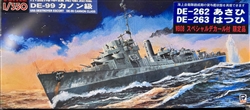 SKYWAVE/PIT-ROAD 1/350 USS Destroyer Escort DE-262 Asahi / DE-263 Hatsuhi DE-99 Cannon Class