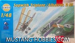 SMER 1/48 Sopwith Triplane / Albatros D III Dog Fight