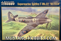 SPECIAL HOBBIES 1/72Supermarine Spitfire F Mk.22 Hi-Tech Series