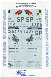 SUPERSCALE INT. 1/32 F-16CJ FALCONS 52ND CDR. 26TH FS/ 52ND FW
