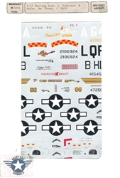 SUPERSCALE INT. 1/48 P-51 MUSTANGE ACES ,ROBERSON, HOFER,VOLL