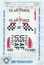 SUPERSCALE INT 1/48 F-86'D 498 FIS & 25 FIS