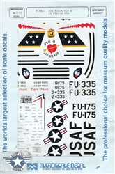 SUPERSCALE INT 1/48 F-86'S 336 FIS/ 4 FIW & 12 FBS/ 18 FBW