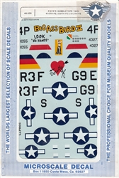 SUPERSCALE INT 1/48 P-47D'S BUBBLETOP 1945 410tH FS, 509tH FS & 513th FS