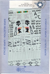 SUPERSCALE INT 1/48 F-18A'S LOW VIS VFA-15, VFA-87, VFA-106
