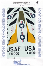 SUPERSCALE INT 1/48  NORTH AMERICAN F-86D SABRE 94TH FS