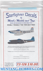 SUPERSCALE INT. 1/72 DOUBLE TROUBLE F-82 TWIN MUSTANGS