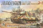 TAKOM 1/35   Jagdtiger SdKfz 186 Early/Late Production Tank (2 in 1)