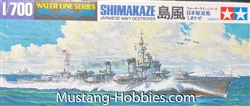 Tamiya 1/700 Japanese Destroyer Shimakaze Waterline Seriesaterline (2 Kits)