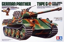TAMIYA 1/35 Pz.Kpfw.V Ausf.G Sd.Kfz. 171 Panther mit Stahlrollenlaufwerk (Steel Wheel Version)