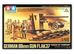 Tamiya 1/48 German 88mm Gun Flak37 "Siege of Tobruk"