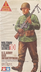 TAMIYA 1/25 U.S.Army Bar Infantryman (Military Figures Series No. 10)