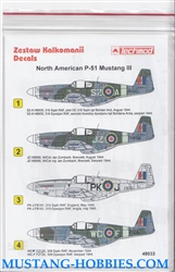 TECHMOD 1/48  NORTH AMERICAN P-51 MUSTANG III