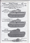 THIRD GROUP DECALS 1/35 PANZERKAMPFWAGEN VI TIGER I (#1) AUSF.E SPZABT  501 & 502