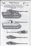 THIRD GROUP DECALS 1/35PANZERKAMPFWAGEN VI TIGER I (#3) AUSF.E SPZABT 509