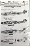THIRD GROUP DECALS 1/48 MESSERSCHMITT BF 109 #11-F-2/G-6 I/JG 51
