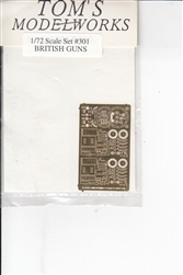 TOM'S MODELWORKS 1/72 WWI British Guns & Ammo