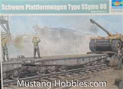 Trumpeter 1/35 WWII German Army Type SSyms 80 Heavy Armor Transport Flatcar