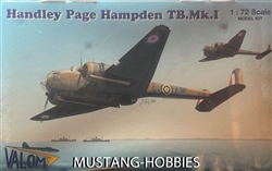 VALOM 1/72 Handley Page Hampden TB.Mk.I