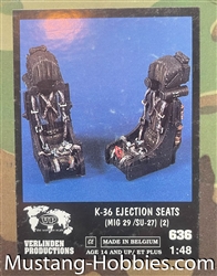 VERLINDEN PRODUCTIONS 1/48 K-36 EJECTION SEATS