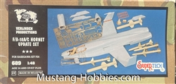 VERLINDEN PRODUCTIONS 1/48 F-A-18A HORNET UPDATE SET FOR HASEGAWA P-24