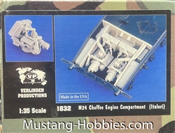 VERLINDEN PRODUCTIONS 1/35 M24 CHAFFEE ENGINE CAPARTMENT