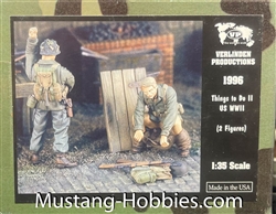 VERLINDEN PRODUCTIONS 1/35 THINGS TO DO US WWII 2 FIGURES