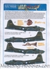WARBIRDS DECALS 1/32 B17E Early War Heavies over Pacific Suzy Q, Yankee Diddl'er