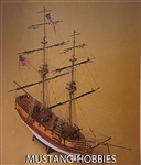 C.Mamoli 1/64 Blue Shadow US Navy brigantine 1778