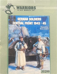 WARRIORS 1/35 GERMAN SOLDIER CENTRAL FRONT 1943-45 (2 figs)
