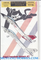 YELLOWHAMMER 1/48 VF-31 F-14D'S IRAQI FREEDOM HEROS #1