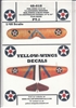 YELLOW-WINGS DECALS 1/48 U.S. National Insignia Neutrality Patrol 24" & 36" Stars