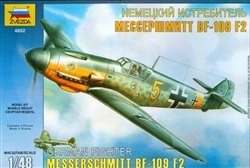 ZVEZDA 1/48 German Fighter Messerschmitt Bf-109 F-2