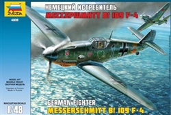 ZVEZDA 1/48 German Fighter Messerschmitt Bf 109 F-4